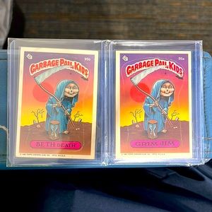 Vintage topps garbage pail kids card.